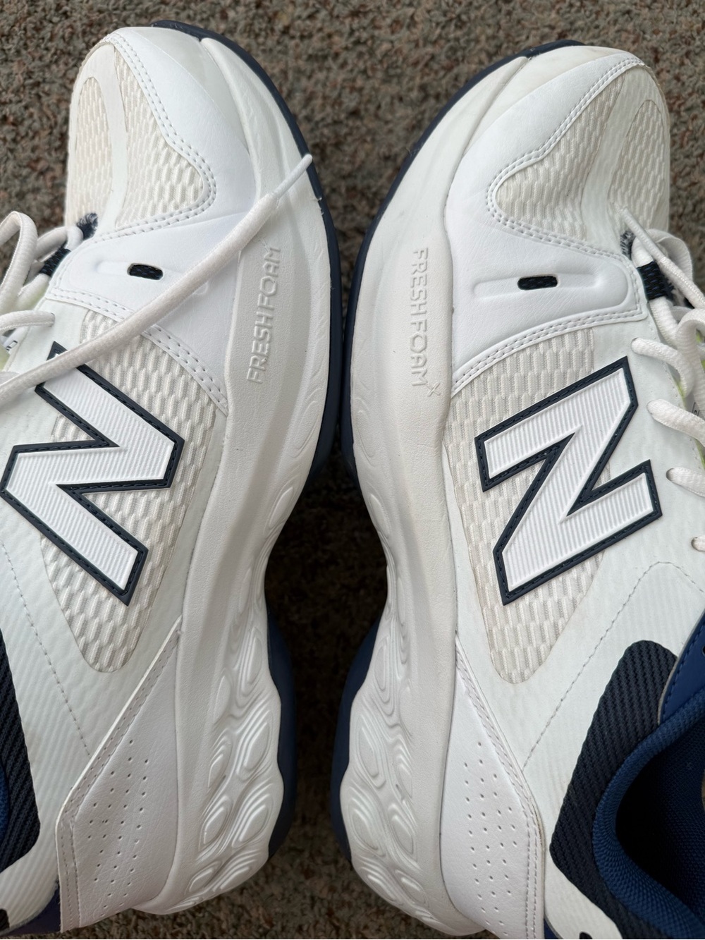 New Balance Fresh Foam X 1007 Men’s Size 11.5 Tennis Shoes, White/Blue/sea Salt - Picture 12 of 17